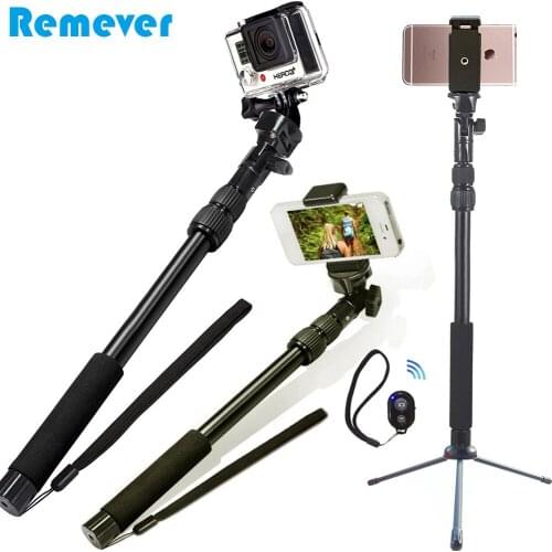 3 in 1 Bluetooth Selfie Stick with Mini tripod for Iphone 6 6s Xiaomi Handheld Extendable Monopod for DSLR Cameras Smartphone