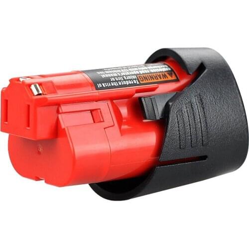 4pcs x 3000mAh 12v 12 Vlot for M12 Li-ion Cordless Power Tools Battery for Milwaukee 48-11-2401 48-11-2402 48-11-2411 M12 XC