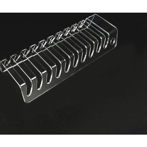 Countertop Acrylic Jewelry Display Phone Stand With 10 Slots