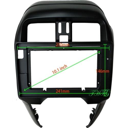 10.1 inch Fasxia Car Audio Frame Car Radio Fascia,gps navigation fascia panel is suitable for 2019 Nissan Sunny
