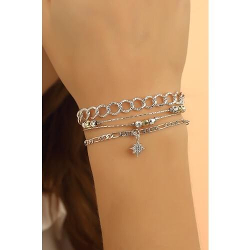 Duke Nickle pcs set Chain Bracelet