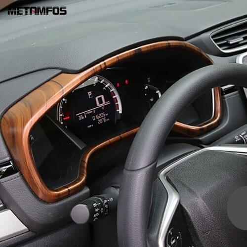 For Honda CR-V CRV 2017-2020 2021 Carbon Fiber Dash Board Instrument Panel Cover Trim Sticker Interior Accessories Car Styling
