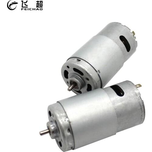 2pcs 575 Motor for Handmade Robot Toy Car Models Maker DC 12V Micro Motor 3200 rpm DIY Circuit Motor with 3.175mm Shaft Diameter