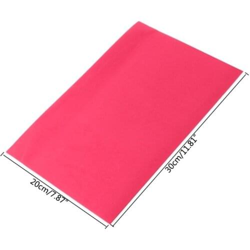 C5AC 10Pcs 20x30cm Sponge Foam Paper 2mm Thickness Polyester Felt Fabric Sewing Sheet DIY Cloth Decor For Home Creative
