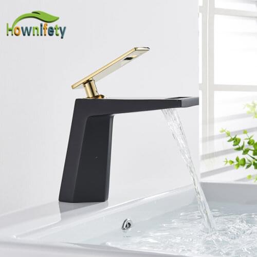 Hownifety Black Bath Faucets