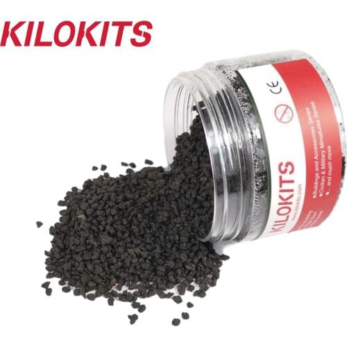 130g Medium Black Lava Rocks Ballast Stones for Modelling Building Hobby 1/35 1/48 1/64 1/72 1/87 O OO HO N Scale