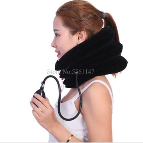 Cervical Neck Traction Medical Correction Device Cervical Support Posture Corrector Neck Stretcher Relaxation Inflatable Collar