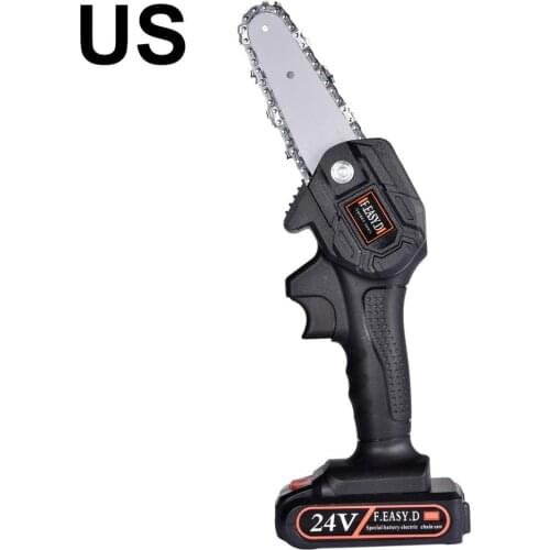 Mini Electric Chainsaw Set Portable Cordless Handheld Pruning Saw Lithium Battery Wood Cutter Home Garden Logging Power Tool 24v