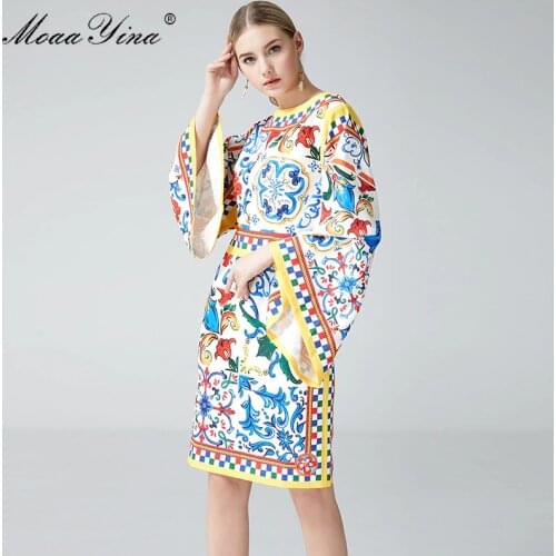 Летние платья в клетку MoaaYina China At AliExpress