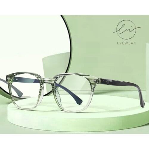 LM Anti Blue Light Blocking Glasses Women Men Brand Designer 2021 New Vintage Square Anti Blue Rays Computer Eyeglasses UV400