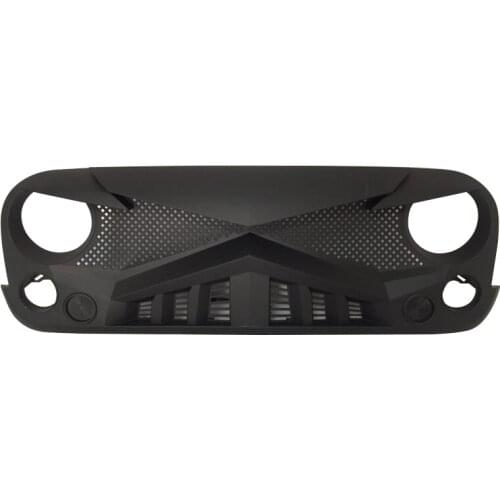 LANTSUN J354 ABS Knight Front Grille for Jeep for Wrangler Sport JK 2007-2017