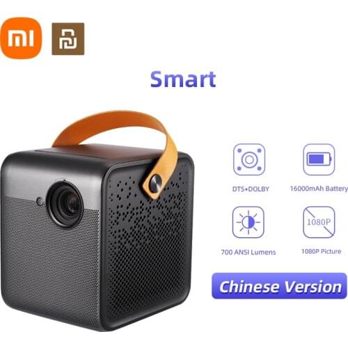Xiaomi Fengmi Smart DLP 1080P Projector 700ANSI Lumens Android Wifi Battery Support 4K Projector HDR10 Home Theater Beamer