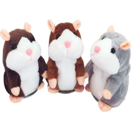 Cheeky Hamster Talking Pet Soft Toy Cute Sound Christmas Kid Gift