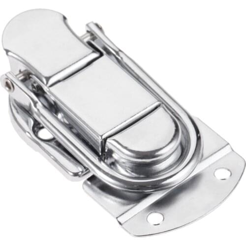 1set Vintage Metal Lock Hasp Latch Clasp Toggle Buckle 67*34mm Jewelry Box Gift Case Furniture Hardware Suitcase Luggage screws