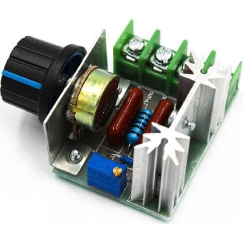 1pc 2000W SCR Electronic Voltage Regulator Speed Controller Dimmer Thermostat For Electric furnace /water heater/lamps/electric