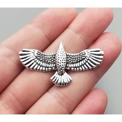 10pcs/lot--23x43mm, Antique silver plated Eagle Charms ,DIY supplies, Jewelry accessories