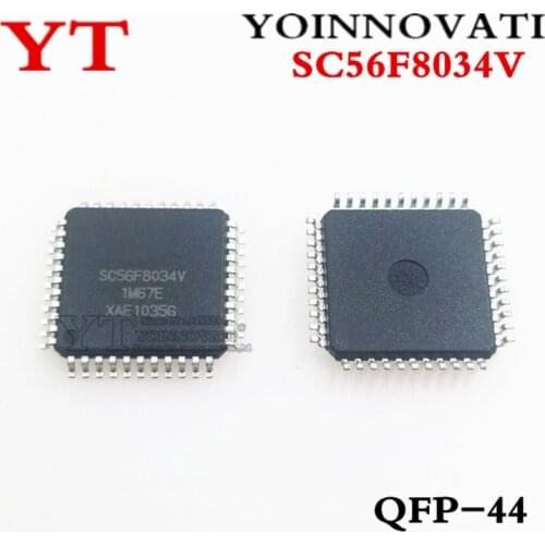 10pcs/lot SC56F8034V SC56F8034 8034 TQFP44 IC