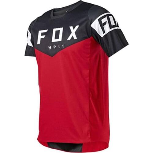 2021 Motorcycle Mountain Bike Team Downhill Jersey hpit Fox MTB Offroad MX Bicycle Locomotive Shirt Cross Country Mountain Bike