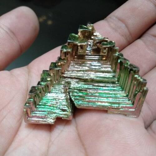 40g Unique Natural Colorful Bismuth Ore Collect Energy Reiki Healing Cure