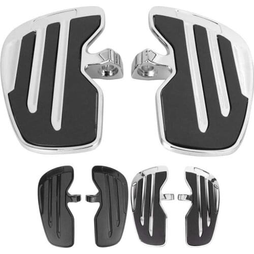 Aluminum Front Rider Floorboards Footpegs Footboard Motorcycle Accessory Fit for Indian Scout / Sixty / Bobber 2015‑2021