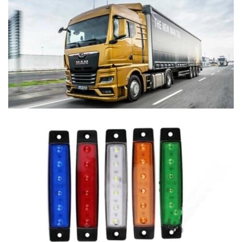 12v 24v Truck Side Warning Lights For astra daf fuso irisbus iveco MAN mercedes multicar neoplan green blue red white amber