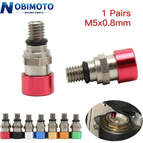 M5x0.8mm Fork Air Bleeder Relief Valve For Honda CR 80 85 125 250 500 CRF 250R 250X 250RX 450R 450X For Kawasaki Yamaha Suzuki