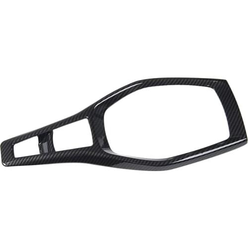 Carbon Fiber Gear Shift Box Knob Panel Cover Trim for Chevrolet Camaro 2017-2021