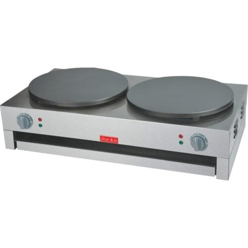 Double head pancake machine Electric/gas fried cake machine FYA-2/2.R Commerical double pan crepe Maker 220v 6kw 1PC