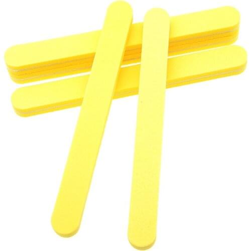 Meisha 10Pcs/Lot Colorful Sanding Nail File Double Sided Nail Art Manicure Sanding File Buffer Grits 100/180 Nail Tools HE0028