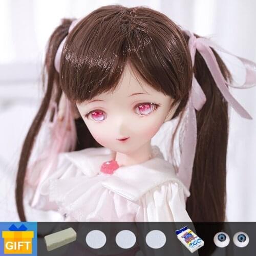 SQLab Tsubaki cartoon doll bjd quadratic element 1/6 dolls movable joint fullset complete professional makeup Fashion Toys Gifts
