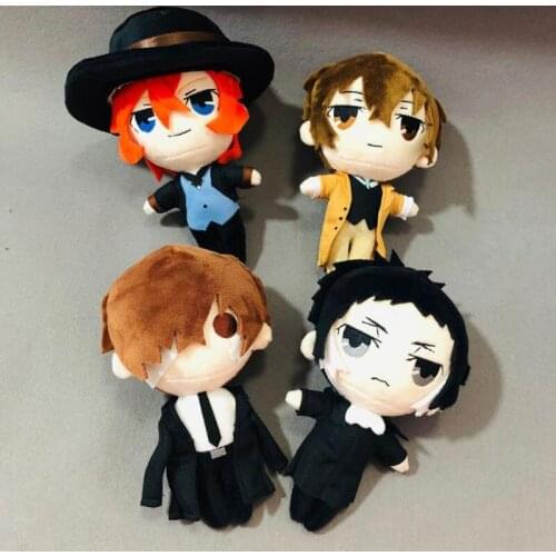 1 Pcs Cartoon 20cm Anime Bungo Stray Dogs Cosplay Plush Doll Pillow Cushion Soft Stuffed Plush Toys Children Birthday Gifts