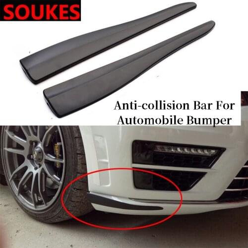 2pcs 6D Carbon Car Spoiler Bumper Strip Sticker For Audi A3 A4 B8 B6 A6 C6 A5 B7 Q5 C5 8P Q7 TT C7 8V A1 Q3 S3 A7 B9 8L A8 80