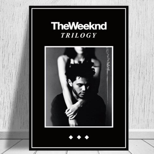 Poster Prints The Weeknd StarBoy R&B House Balloons Rap Music Album Oil Painting Canvas Wall Art Pictures Living Room Home Decor