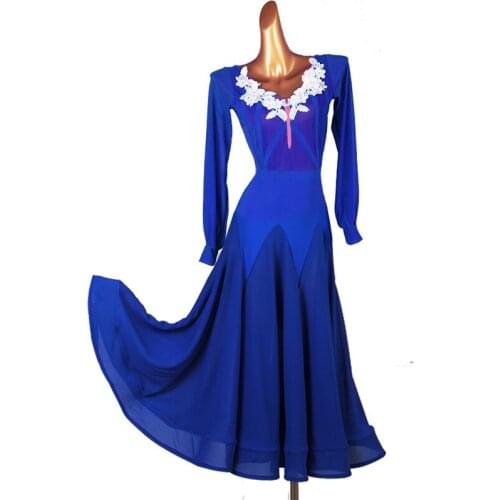 Ballroom Dance Dress Standard Skirt Competition Dress Costumes Performing Dress Customize New Arrival Adult Children Embroidered