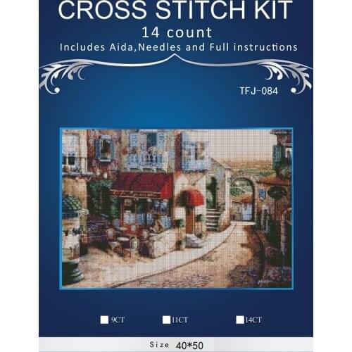 Wild Animals shelf Exquisite Handmade Needlework Embroidery DIY DMC Cross Stitch Kits Crafts 14CT Unprinted Home Decor 67