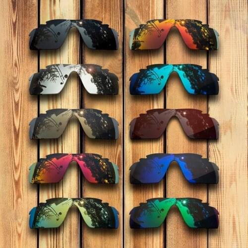 2 Pieces 100% Precisely Cut Polarized Replacement Lenses for RadarLock Path Vented Sunglass - Many Colors