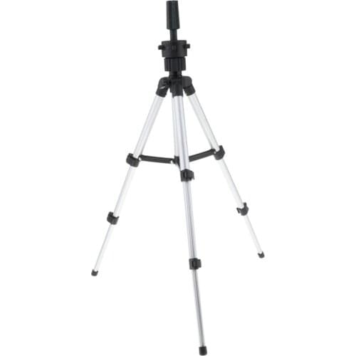 Adjustable Tripod for Wigs Head Stand Adjustable Wig Stand for Mannequin Training Head Holder Hairdressing Training Hair Tool