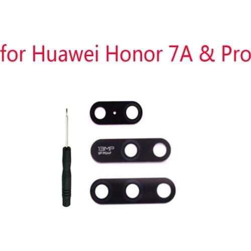 Camera Glass Lens For Huawei Honor 7A Pro Original Phone Housing New Rear Back Camera Glass Cover For HUAWEI 7A Pro + Tool