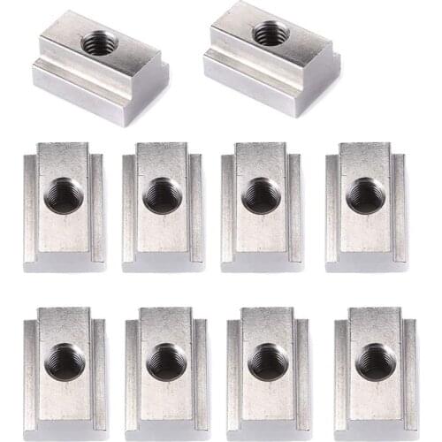 T Slot Nuts for Toyota Bed Deck Rail, 10 PCS Nuts for Tacoma - Cleats, Tie Downs and Accessories 3/8Inch-16 Thread