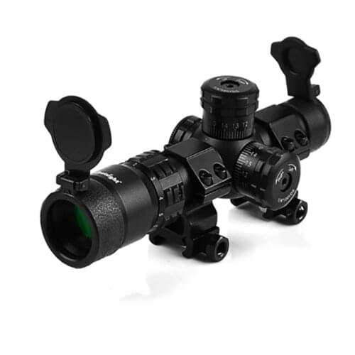 Tactical Hunting Sight Scope 2-8x20 Compact Optical Sight For Outdoor Airsoft Riflescope Hunting Scopes Illumination Accessories