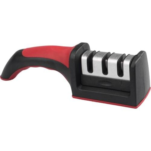 Green Red 3 Stages Knife Sharpener Professional Sharpening Stone Diamond Sharpener Whetstone Scissors Kitchen knife sharpener