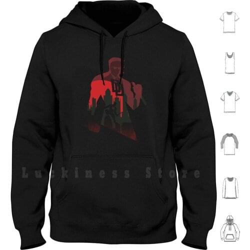 Hells Guardian Hoodies Long Sleeve Superheroe New York Hells Kitchen Devil Fear