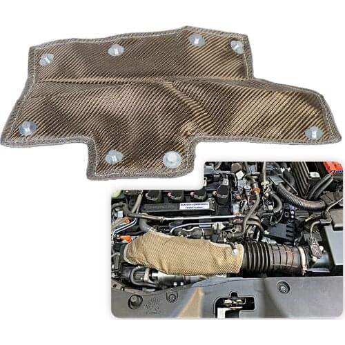 Lava Inlet Pipe Blanket Turbocharger Heat Shield Intake Cooler High Temp Resistance Thermal For Honda Civic 1.5T