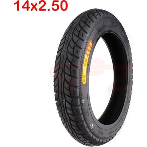 Free Shipping High Performance 14*2.50 Electric Vehicle Wheel Tyre Inner and Outer Tire 14x2.50 Tube Tyre