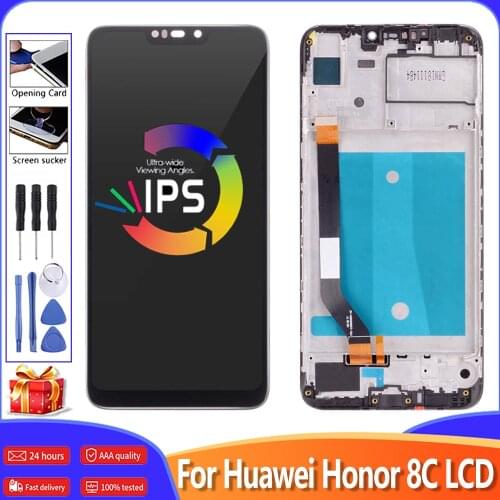 6.26'' AAA Quality For Huawei Honor 8C LCD Display Touch Screen Digitizer Assembly Replacement Display For Honor Paly 8C LCD