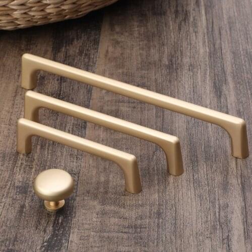 Golden Fashion Furniture Handle European Cabinet Wardrobe Handles And Knobs Drawer Door Knobs Pull Gray Closet Pulls 96 224MM