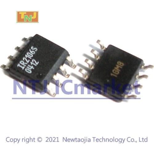 10 PCS IR2106S SOP-8 IR 2106S IR2106 HIGH AND LOW SIDE DRIVER IC CHIP