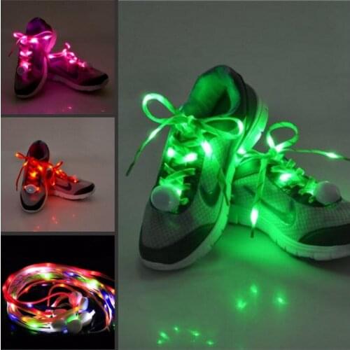 1000pcs LED Nylon Lamp beads Flashing Shoe Lace Fiber Optic Shoelace Luminous Shoe Laces Light Up Flash Glowing Shoeslace