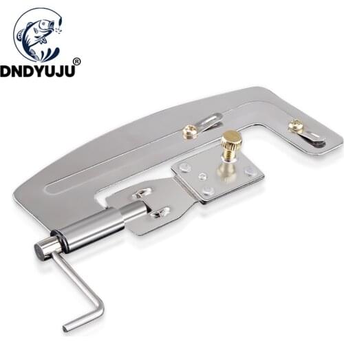 2pcs/lot Semi Automatic Stainless Steel Fishing Hooks Line Tier Machine Portable Line Knotter Tying Binding Fishing Accessories