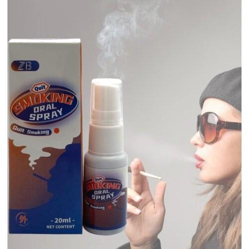 20ml Mouth Oral Natural Herbs Ingredient Quit Smoking Remove Smoke Bad Breath Freshener Smoking Oral Spary Health Care